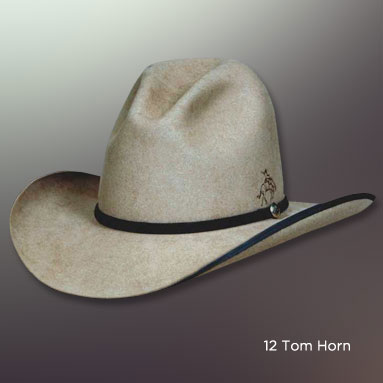 12 Tom Horn style hat