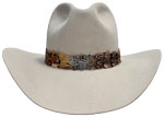 128 Back Country style sahara color hat with FHB-PH-1 hatband